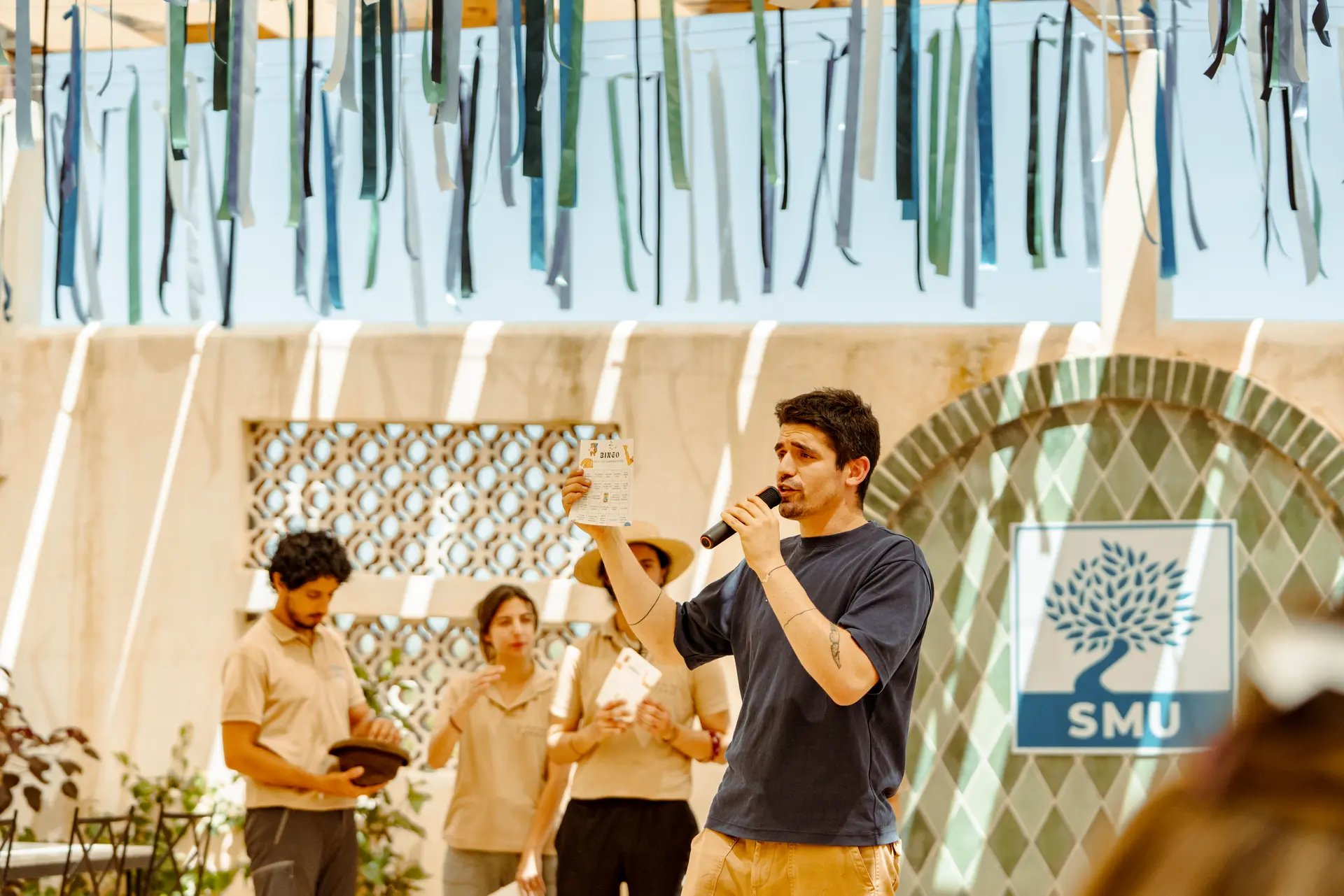 Présentation lors d'un séminaire professionnel en Tunisie — Atelier Events