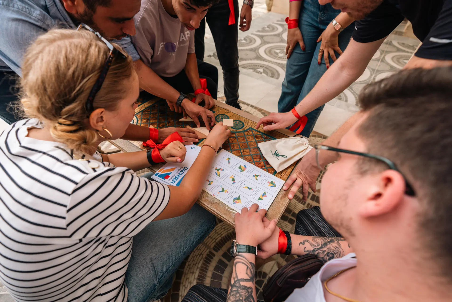 Atelier collaboratif lors d'un séminaire d'entreprise — Atelier Events Tunisie